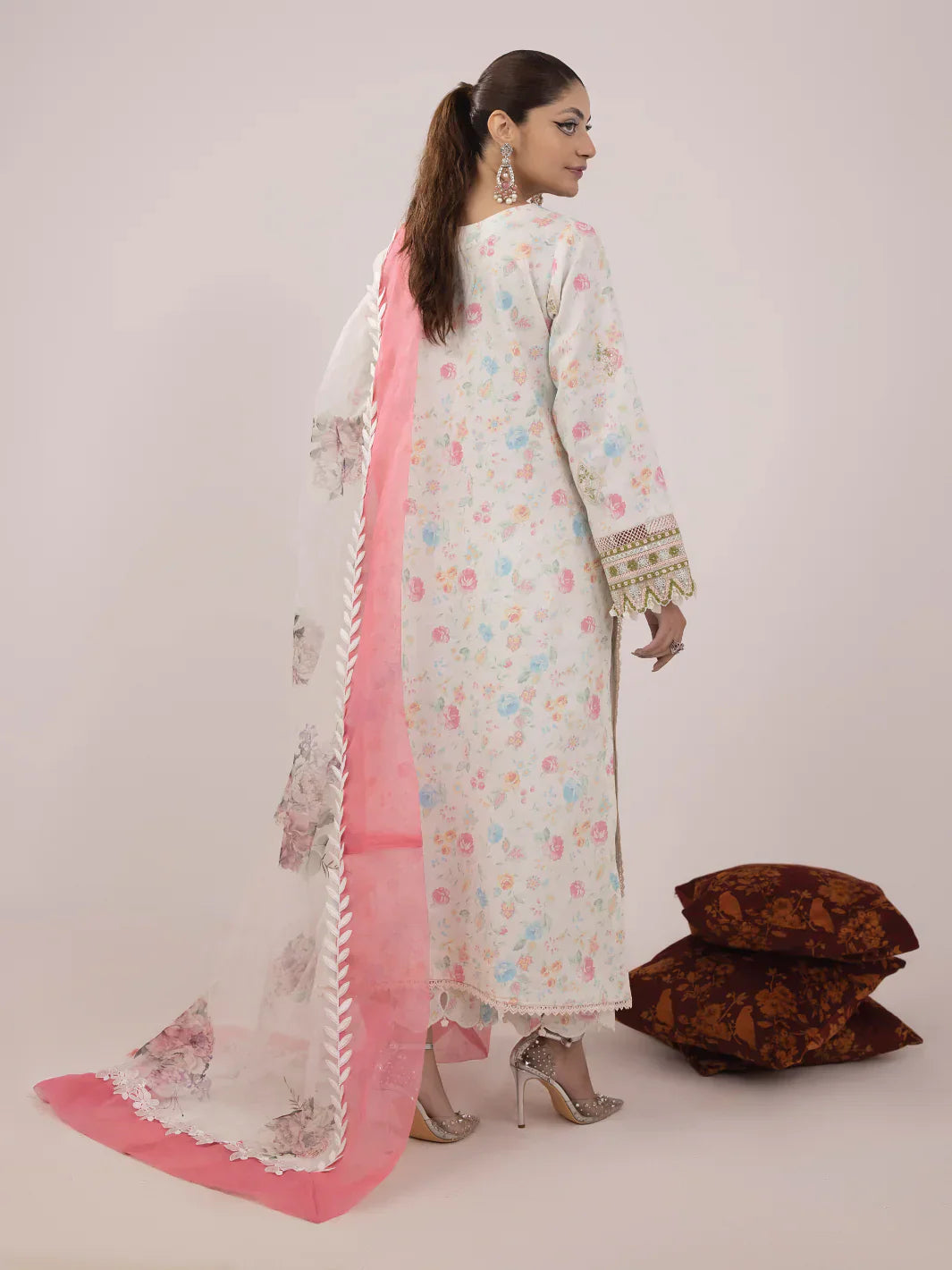 Ittehad | Faiza Faisal Rangeeli Lawn 24 | Nargis - by - Libasekhas UK - Registered Vendor of : Ittehad - 100% Original Designer Dresss