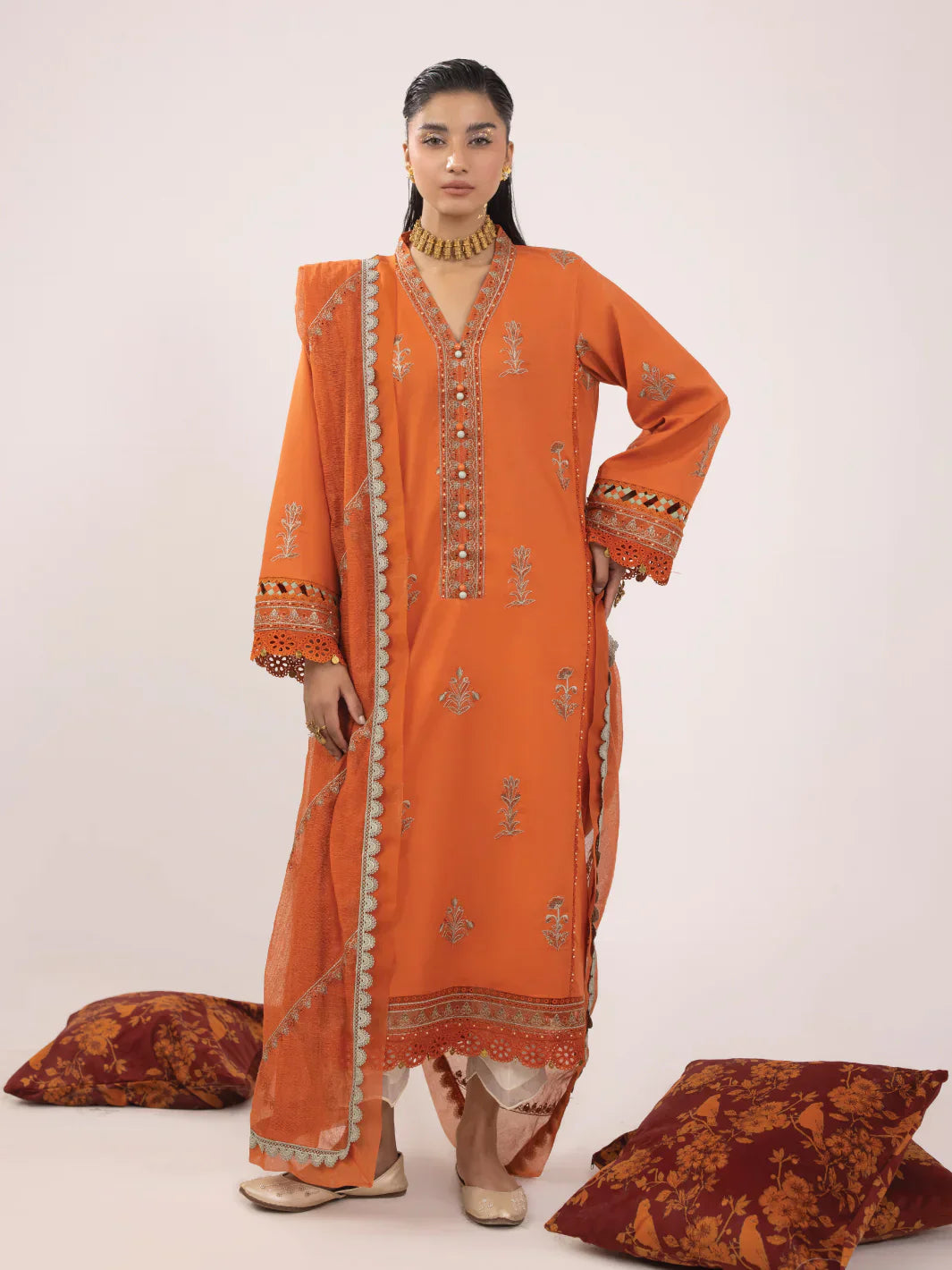 Ittehad | Faiza Faisal Rangeeli Lawn 24 | Chammo - by - Libasekhas UK - Registered Vendor of : Ittehad - 100% Original Designer Dresss