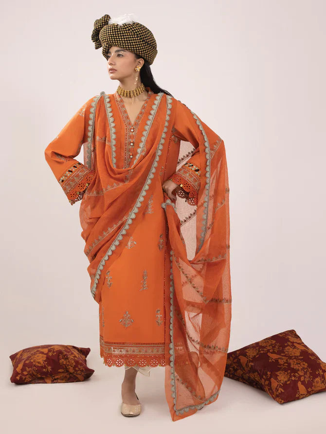 Ittehad | Faiza Faisal Rangeeli Lawn 24 | Chammo - by - Libasekhas UK - Registered Vendor of : Ittehad - 100% Original Designer Dresss