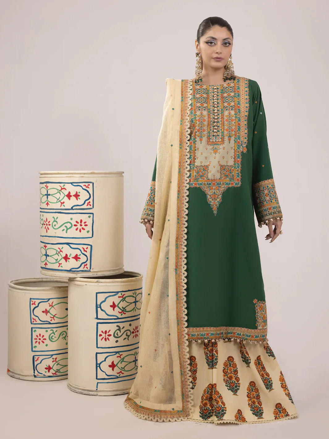 Ittehad | Faiza Faisal Rangeeli Lawn 24 | Zebo - by - Libasekhas UK - Registered Vendor of : Ittehad - 100% Original Designer Dresss