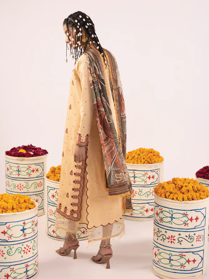 Ittehad | Faiza Faisal Rangeeli Lawn 24 | Gulabo - by - Libasekhas UK - Registered Vendor of : Ittehad - 100% Original Designer Dresss