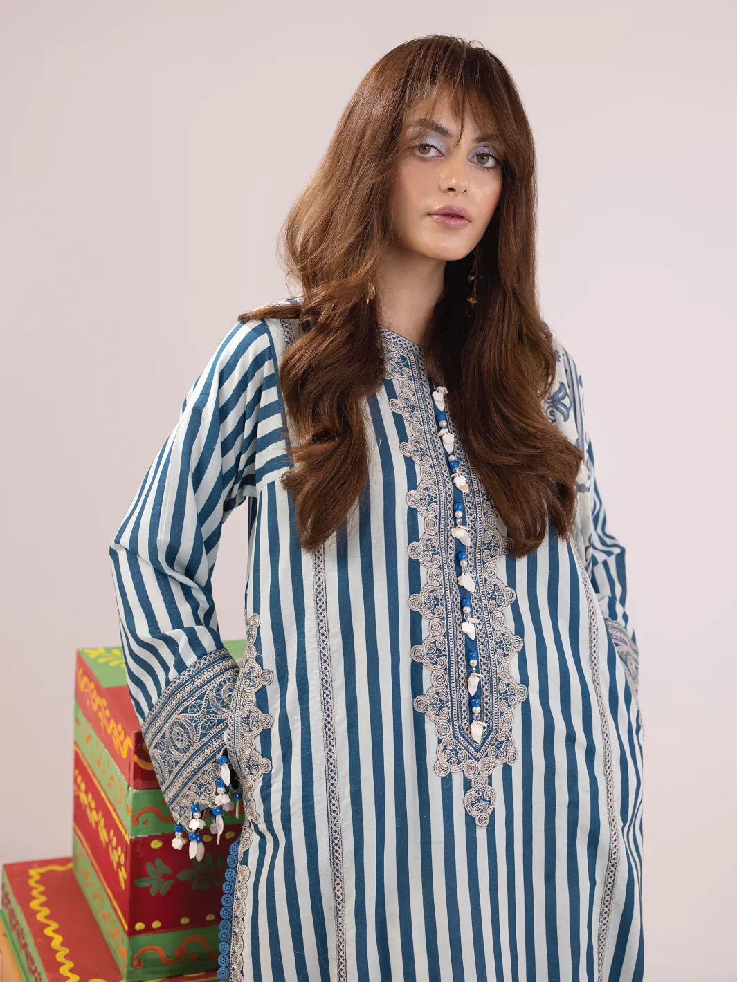 Ittehad | Faiza Faisal Rangeeli Lawn 24 | Albeli - by - Libasekhas UK - Registered Vendor of : Ittehad - 100% Original Designer Dresss