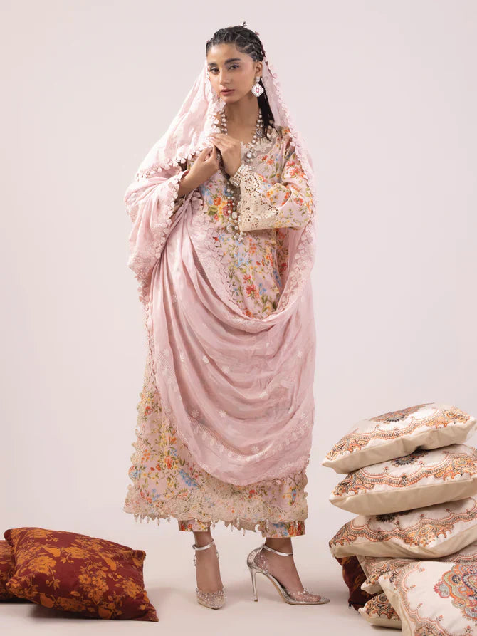 Ittehad | Faiza Faisal Rangeeli Lawn 24 | Laali - by - Libasekhas UK - Registered Vendor of : Ittehad - 100% Original Designer Dresss