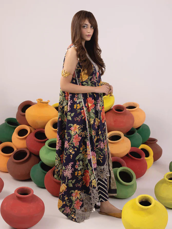 Ittehad | Faiza Faisal Rangeeli Lawn 24 | Champa - by - Libasekhas UK - Registered Vendor of : Ittehad - 100% Original Designer Dresss
