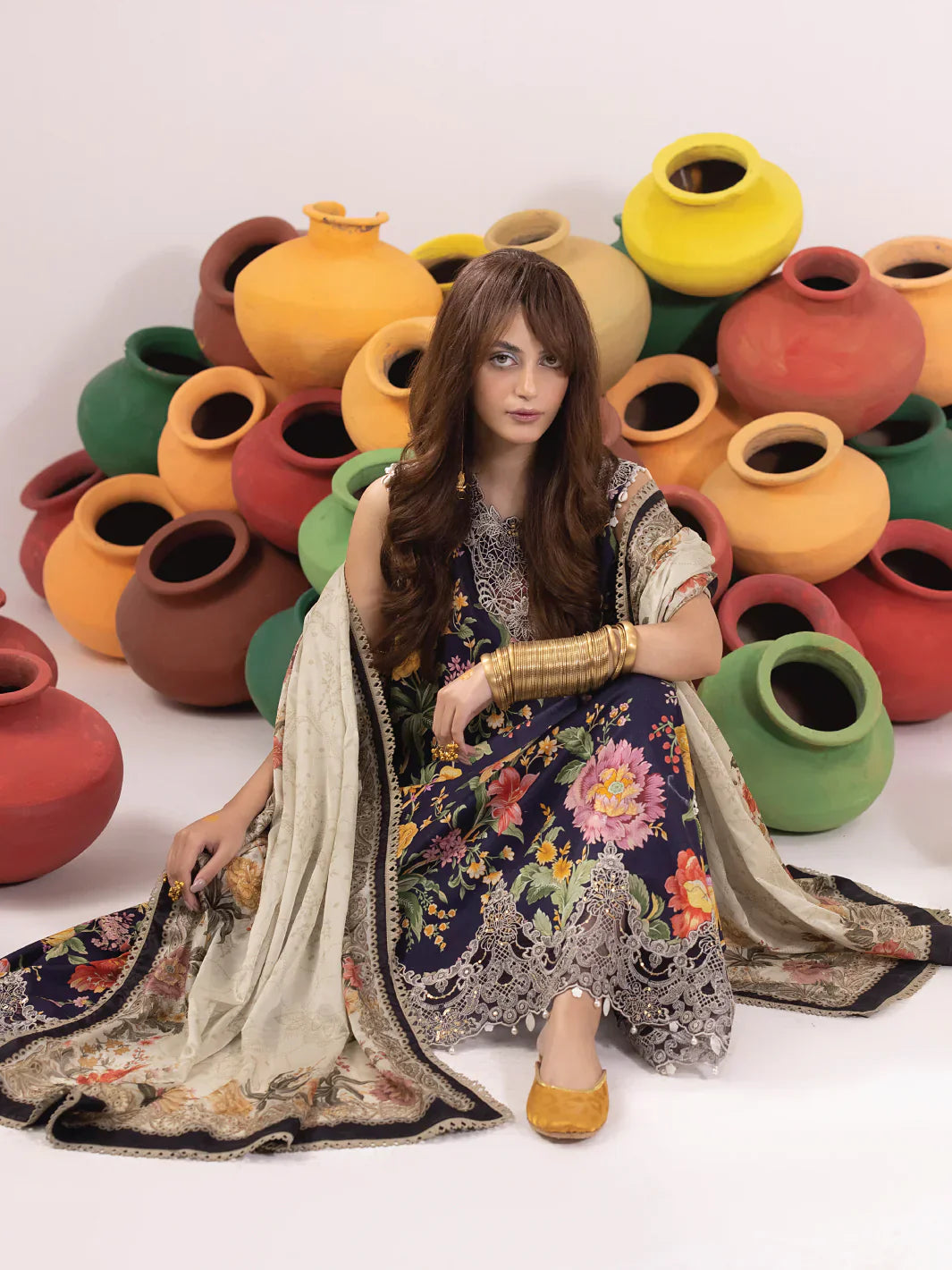Ittehad | Faiza Faisal Rangeeli Lawn 24 | Champa - by - Libasekhas UK - Registered Vendor of : Ittehad - 100% Original Designer Dresss