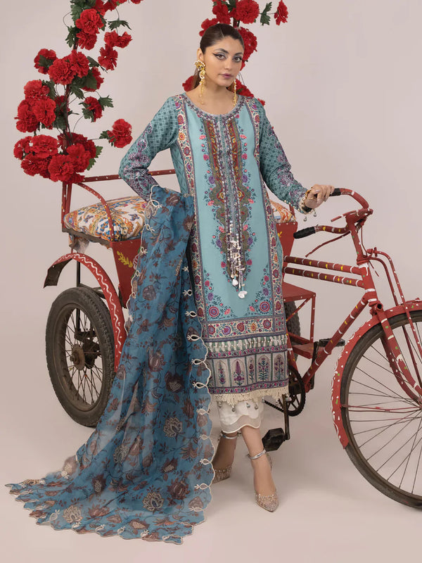 Ittehad | Faiza Faisal Rangeeli Lawn 24 | Rampa - by - Libasekhas UK - Registered Vendor of : Ittehad - 100% Original Designer Dresss