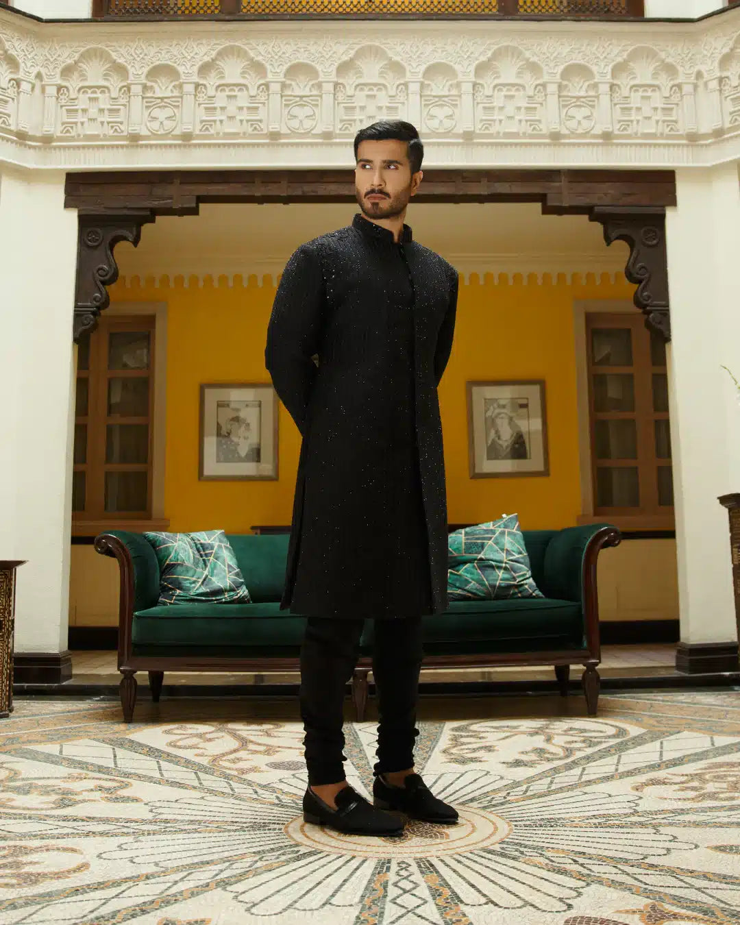 Pakistani Menswear | FSQ-Burak - by - Libasekhas UK - Registered Vendor of : Menswear - 100% Original Designer Dresss