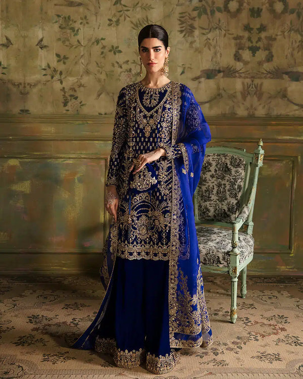 Faiza Saqlain | Manaar Luxe Formals 23 | Seyhana - by - Libasekhas UK - Registered Vendor of : Faiza Saqlain - 100% Original Designer Dresss
