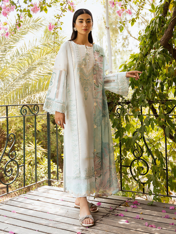 Izel | Dastak Luxury Lawn | FALAK - by - Libasekhas UK - Registered Vendor of : Izel - 100% Original Designer Dresss