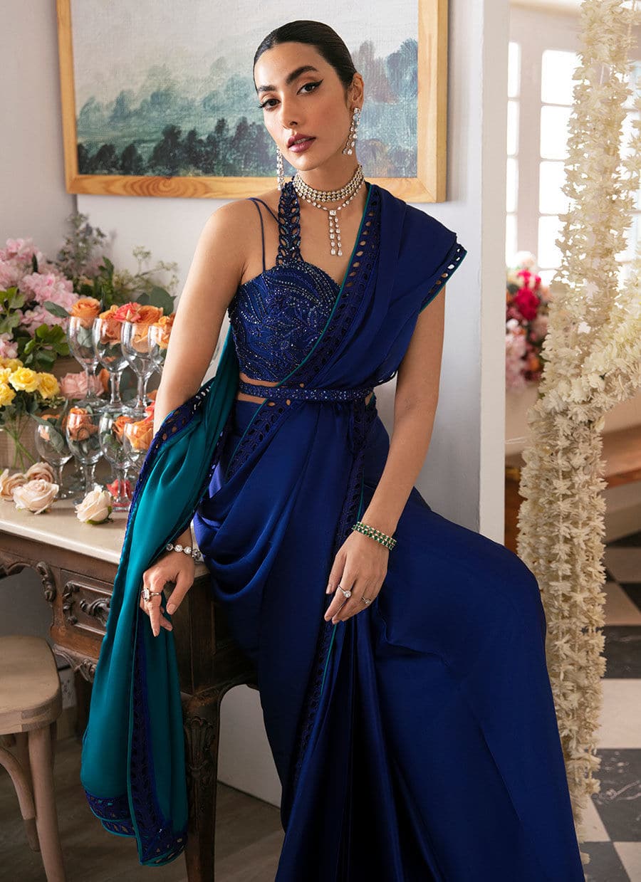 Farah Talib Aziz | Mayna Festive Luxe | ALMA OMBRE - by - Libasekhas UK - Registered Vendor of : Farah Talib Aziz - 100% Original Designer Dresss