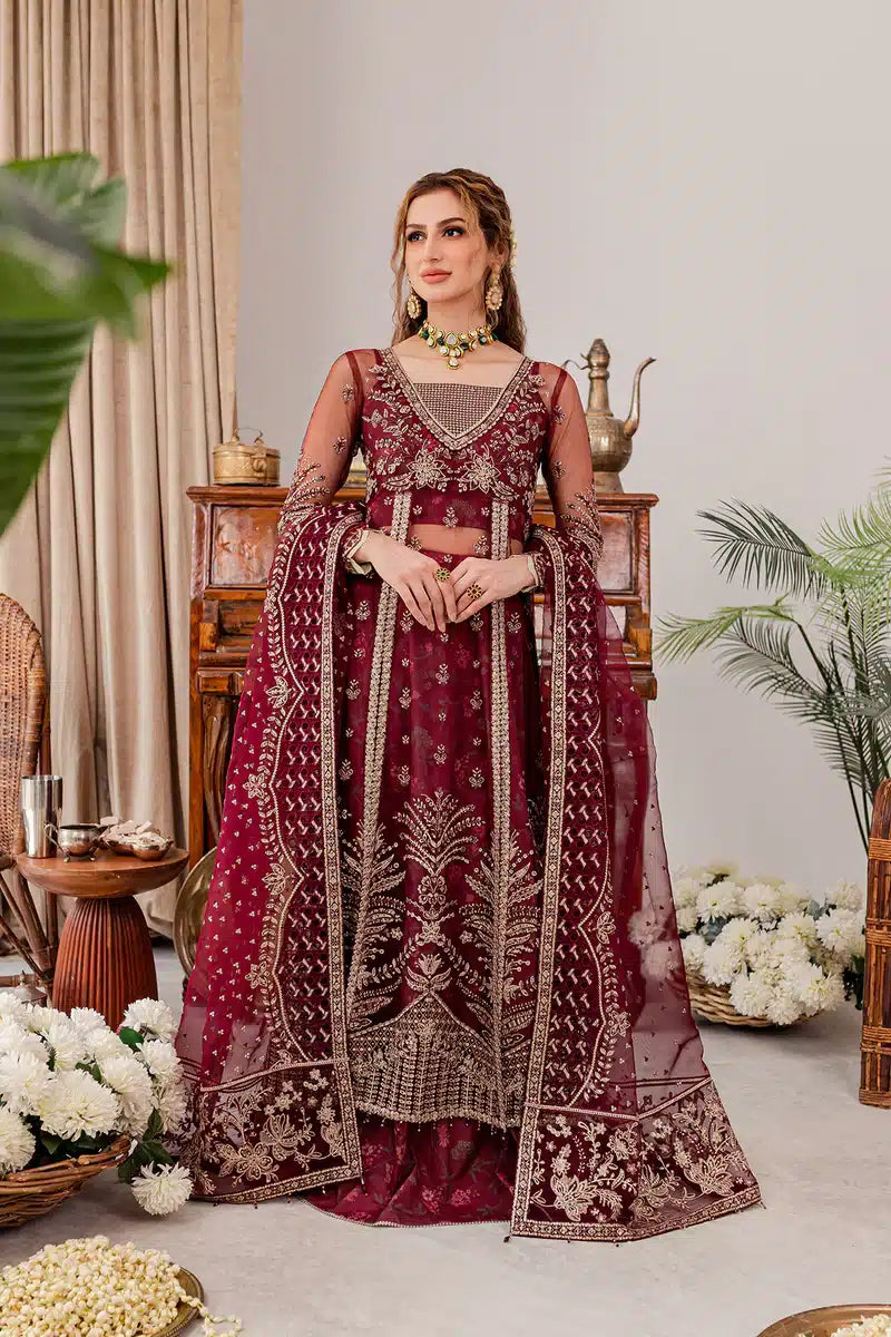 Farasha | Tabeer Wedding Formals 23 | Valentina - by - Libasekhas UK - Registered Vendor of : Farasha - 100% Original Designer Dresss