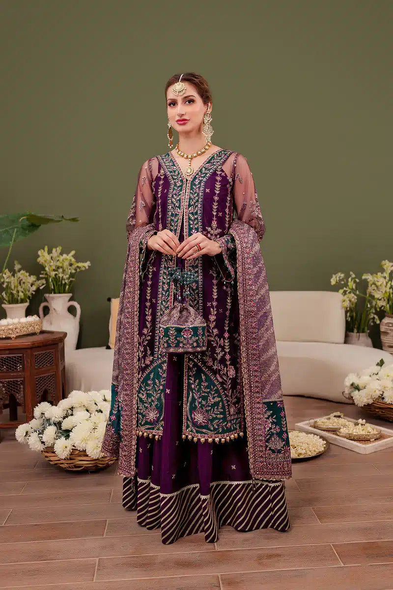 Farasha | Tabeer Wedding Formals 23 | Iris - by - Libasekhas UK - Registered Vendor of : Farasha - 100% Original Designer Dresss