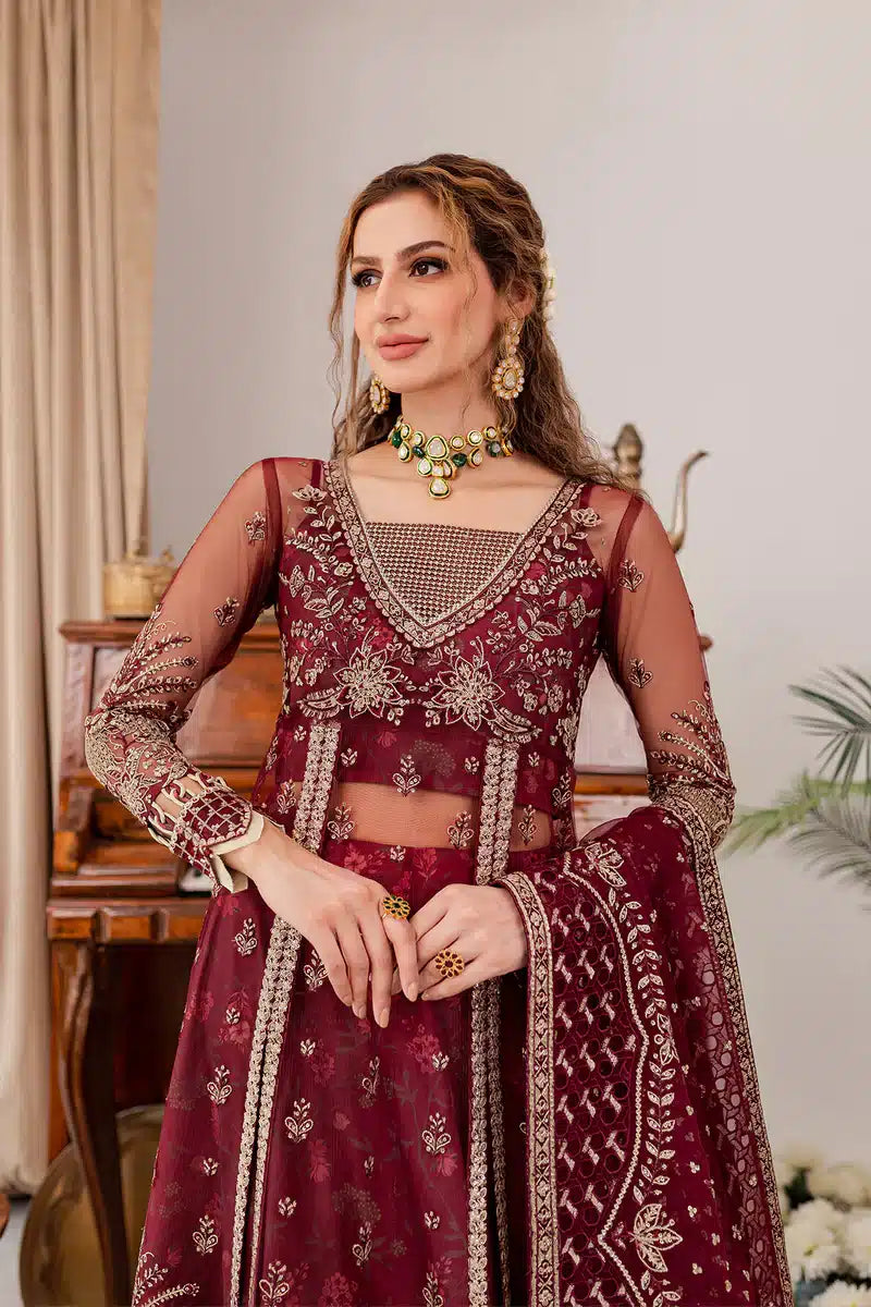 Farasha | Tabeer Wedding Formals 23 | Valentina - by - Libasekhas UK - Registered Vendor of : Farasha - 100% Original Designer Dresss