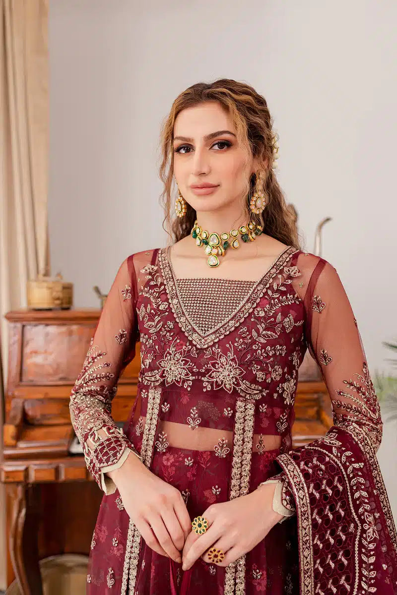 Farasha | Tabeer Wedding Formals 23 | Valentina - by - Libasekhas UK - Registered Vendor of : Farasha - 100% Original Designer Dresss