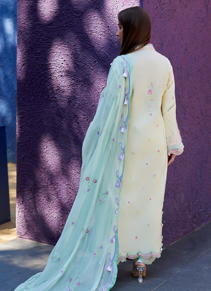 Farah Talib Aziz | Suay Lawn 24 | VAIA YELLOW - Libasekhas