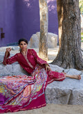 Farah Talib Aziz | Suay Lawn 24 | ENZO RED - by - Libasekhas UK - Registered Vendor of : Farah Talib Aziz - 100% Original Designer Dresss