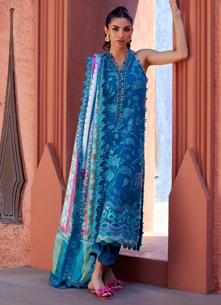 Farah Talib Aziz | Suay Lawn 24 | MOANNA TEAL - Libasekhas