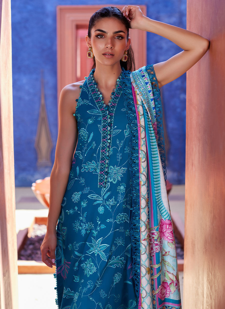 Farah Talib Aziz | Suay Lawn 24 | MOANNA TEAL - Libasekhas