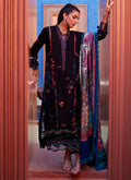 Farah Talib Aziz | Suay Lawn 24 | ILARIA BLACK - by - Libasekhas UK - Registered Vendor of : Farah Talib Aziz - 100% Original Designer Dresss