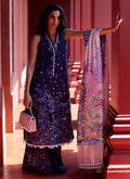 Farah Talib Aziz | Suay Lawn 24 | IZEA BLUE - by - Libasekhas UK - Registered Vendor of : Farah Talib Aziz - 100% Original Designer Dresss