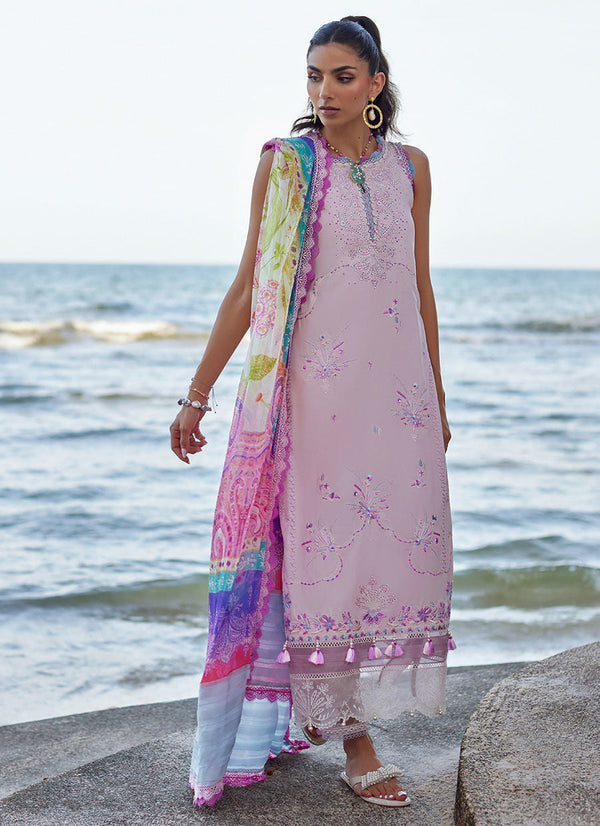 Farah Talib Aziz | Suay Lawn 24 | IZUMI PINK - by - Libasekhas UK - Registered Vendor of : Farah Talib Aziz - 100% Original Designer Dresss