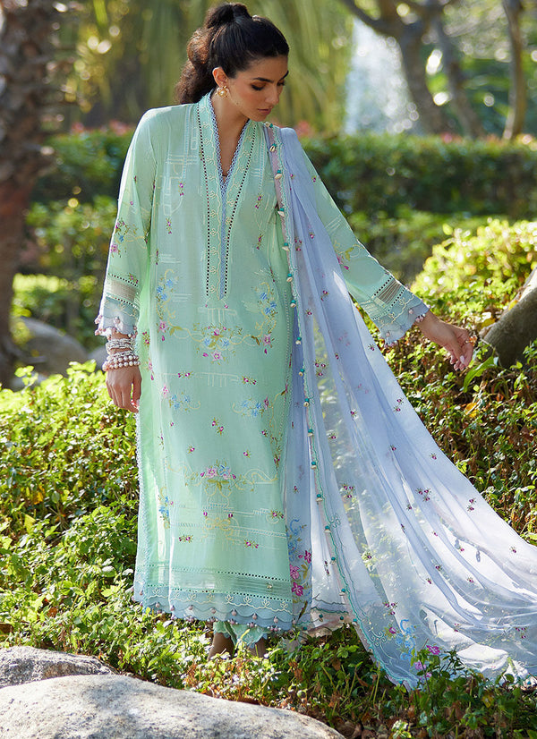 Farah Talib Aziz | Suay Lawn 24 | MISORA MINT - by - Libasekhas UK - Registered Vendor of : Farah Talib Aziz - 100% Original Designer Dresss