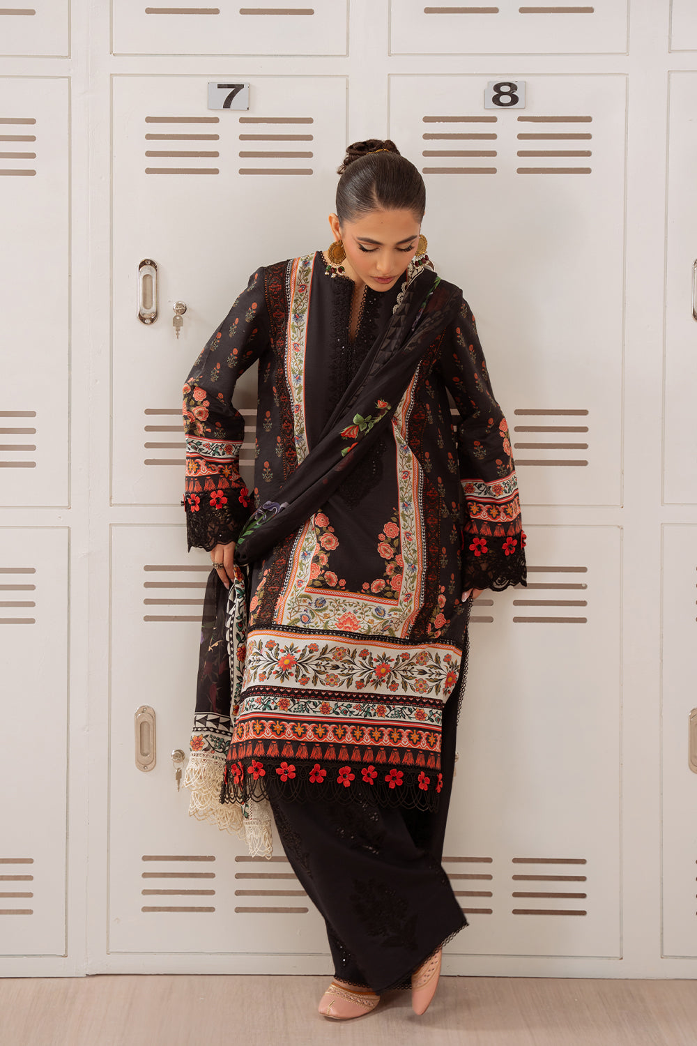 Saira Rizwan | Laanem Summer Lawn 25 | ZUMRA-A-SRL25-07 - by - Libasekhas UK - Registered Vendor of : Saira Rizwan - 100% Original Designer Dresss