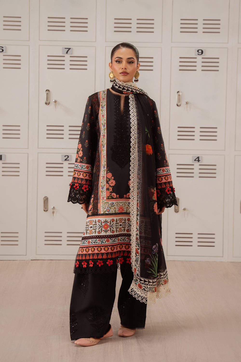 Saira Rizwan | Laanem Summer Lawn 25 | ZUMRA-A-SRL25-07 - by - Libasekhas UK - Registered Vendor of : Saira Rizwan - 100% Original Designer Dresss
