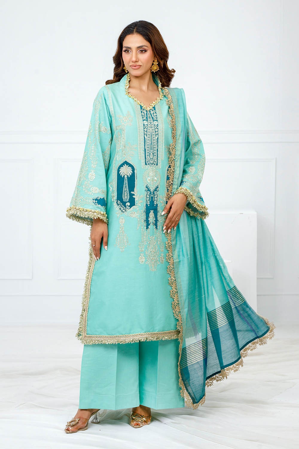 Gul Ahmed | Festive Eid 25 |  FE-52083 - by - Libasekhas UK - Registered Vendor of : Gul Ahmed - 100% Original Designer Dresss