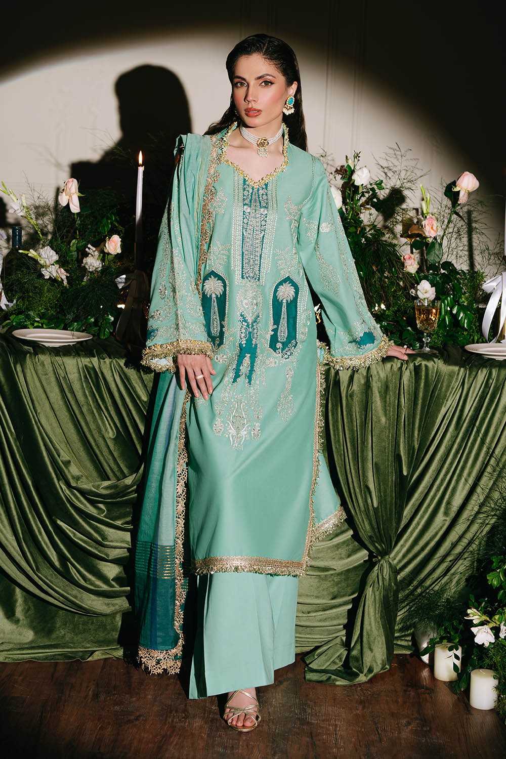 Gul Ahmed | Festive Eid 25 |  FE-52083 - by - Libasekhas UK - Registered Vendor of : Gul Ahmed - 100% Original Designer Dresss