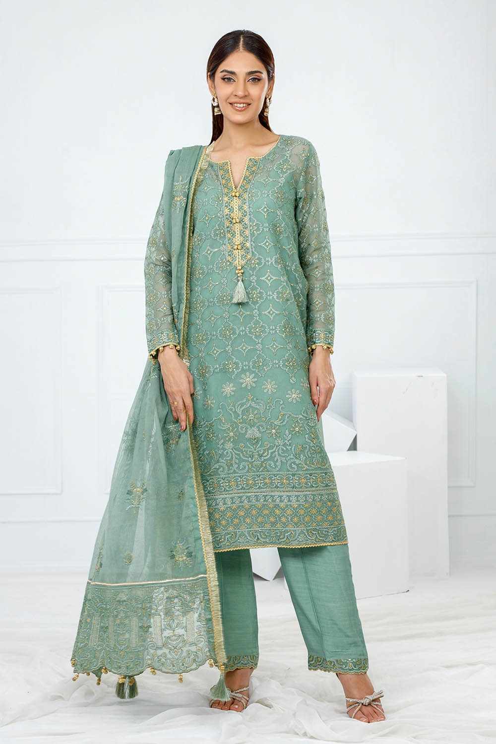 Gul Ahmed | Festive Eid 25 | FE-52088 - by - Libasekhas UK - Registered Vendor of : Gul Ahmed - 100% Original Designer Dresss