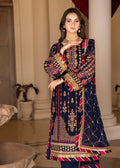 Strawberry | Rimjhim Chiffon Collection | FLS-RJ-005 - by - Libasekhas UK - Registered Vendor of : Strawberry - 100% Original Designer Dresss