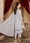 Strawberry | Rimjhim Chiffon Collection | FLS-RJ-008 - by - Libasekhas UK - Registered Vendor of : Strawberry - 100% Original Designer Dresss