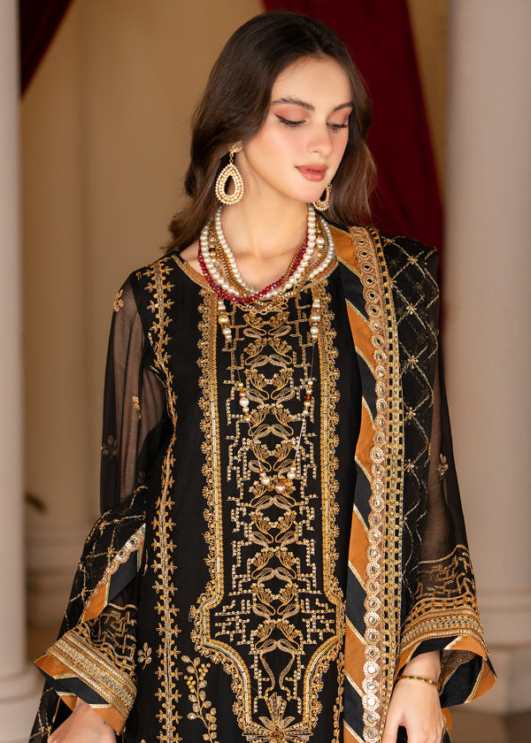 Strawberry | Rimjhim Chiffon Collection | FLS-RJ-001 - by - Libasekhas UK - Registered Vendor of : Strawberry - 100% Original Designer Dresss