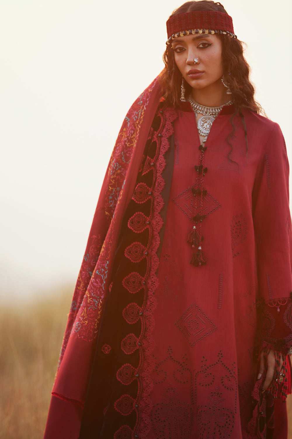 Saira Rizwan | Winter Khaddar 25 | NAZNEEN-SRW25-04 - by Libasekhas UK - Registered Vendor of : Saira Rizwan - 100% Original Designer Dress