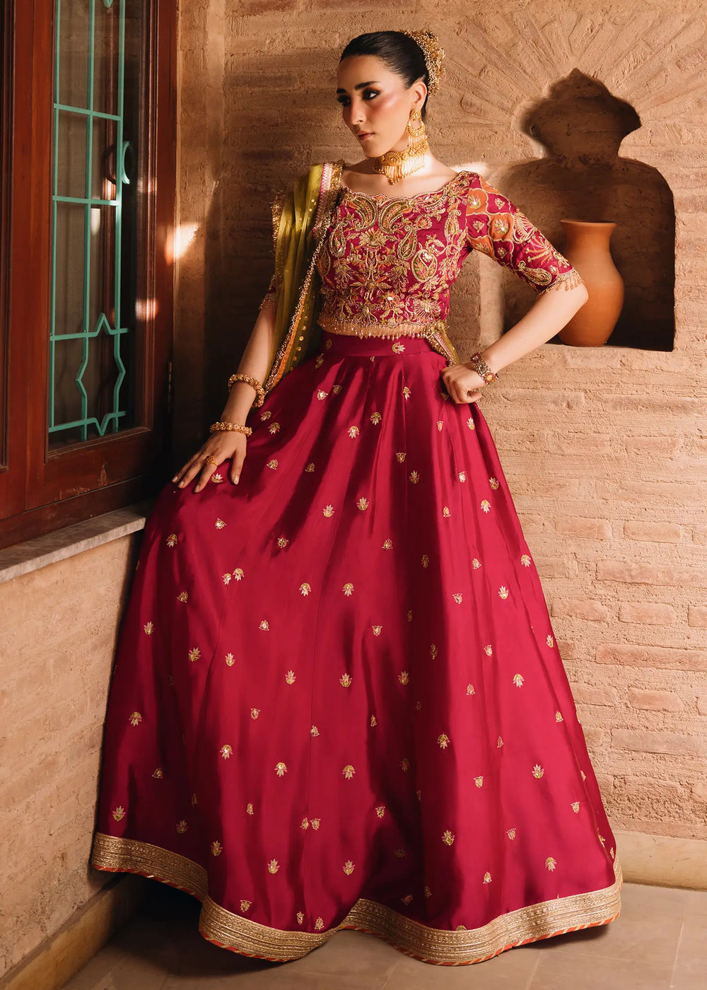 Jeem | Amaltaas Wedding Formals 26 | FUSCHIA ANAYA LEHNGA CHOLI - by Libasekhas UK - Registered Vendor of : Jeem - 100% Original Designer Dress