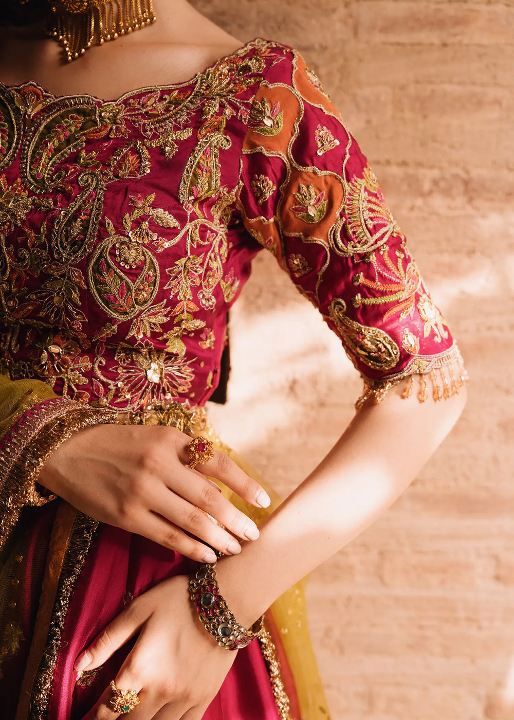 Jeem | Amaltaas Wedding Formals 26 | FUSCHIA ANAYA LEHNGA CHOLI - by Libasekhas UK - Registered Vendor of : Jeem - 100% Original Designer Dress