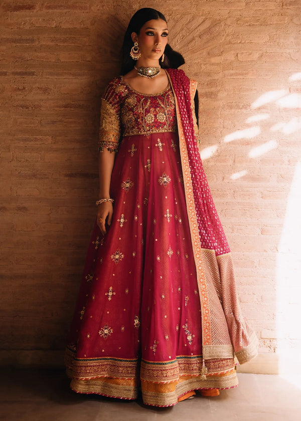Jeem | Amaltaas Wedding Formals 26 | FUSCHIA NAZ KALIDAR - by Libasekhas UK - Registered Vendor of : Jeem - 100% Original Designer Dress