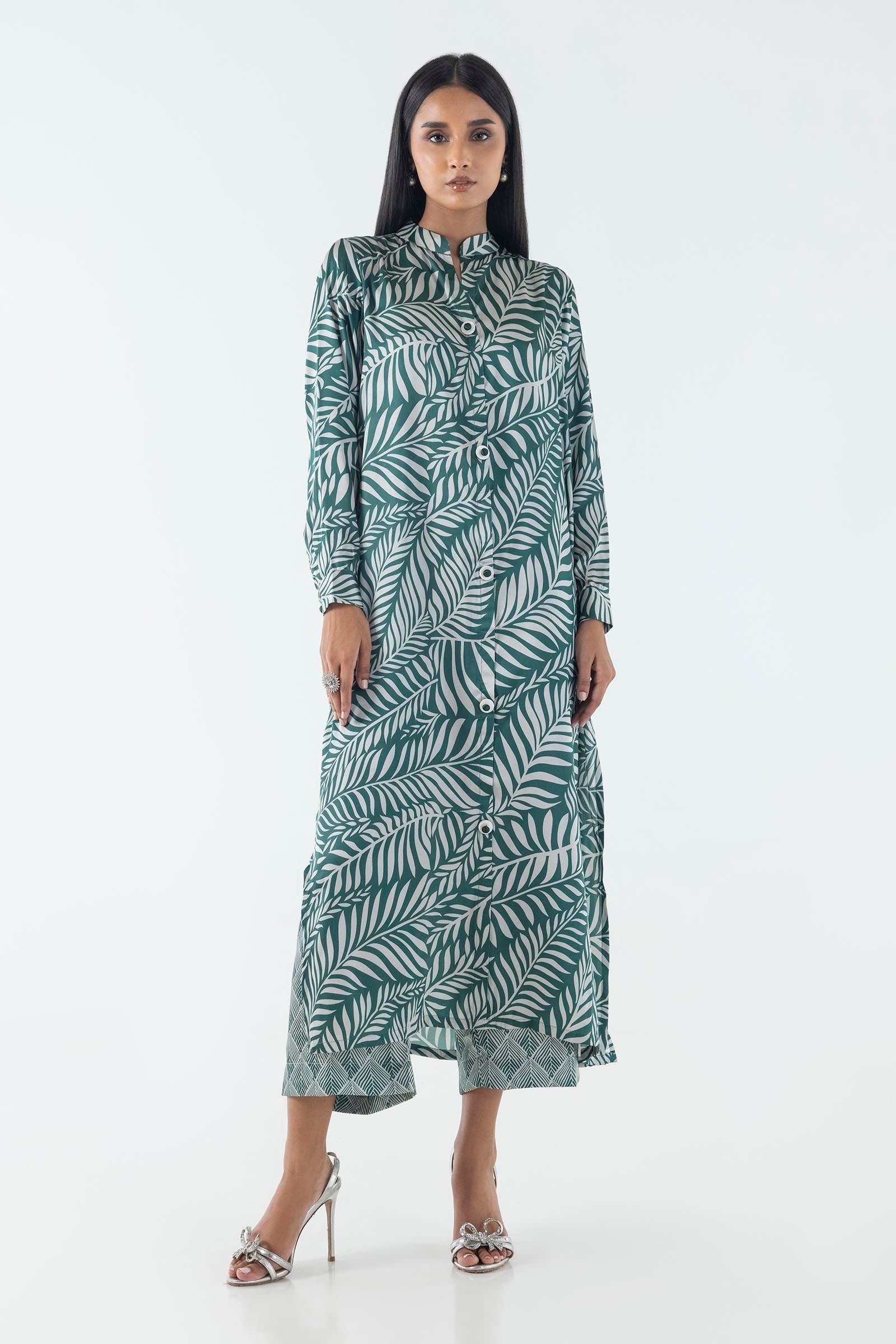 Sana Safinaz | Silk Tunics | FW24STP804P2T - by - Libasekhas UK - Registered Vendor of : Sana Safinaz - 100% Original Designer Dresss