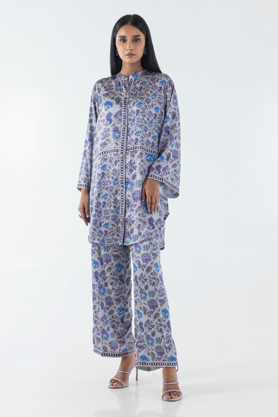 Sana Safinaz | Silk Tunics | FW24STP808P2T - by - Libasekhas UK - Registered Vendor of : Sana Safinaz - 100% Original Designer Dresss