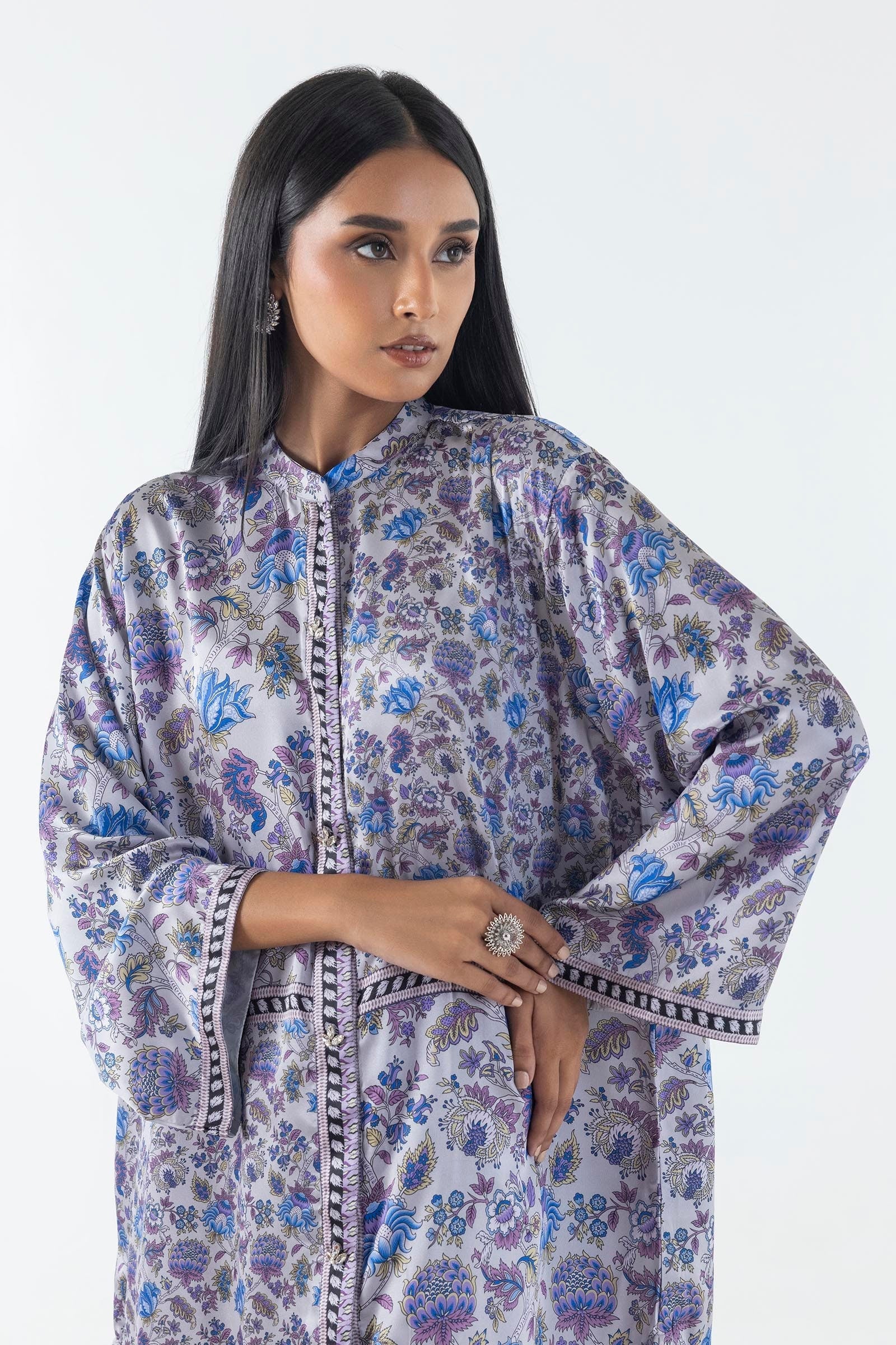 Sana Safinaz | Silk Tunics | FW24STP808P2T - by - Libasekhas UK - Registered Vendor of : Sana Safinaz - 100% Original Designer Dresss
