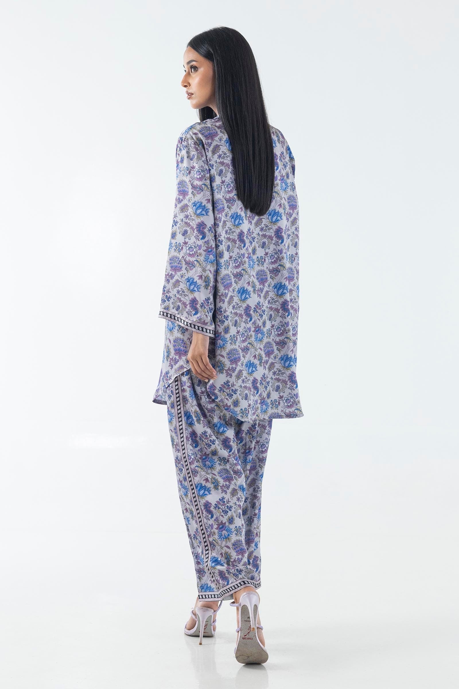 Sana Safinaz | Silk Tunics | FW24STP808P2T - by - Libasekhas UK - Registered Vendor of : Sana Safinaz - 100% Original Designer Dresss