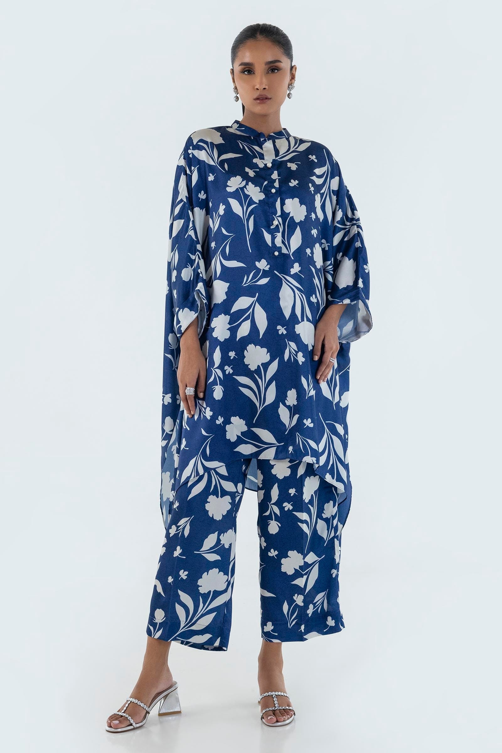 Sana Safinaz | Silk Tunics | FW24STP819P2T - by - Libasekhas UK - Registered Vendor of : Sana Safinaz - 100% Original Designer Dresss