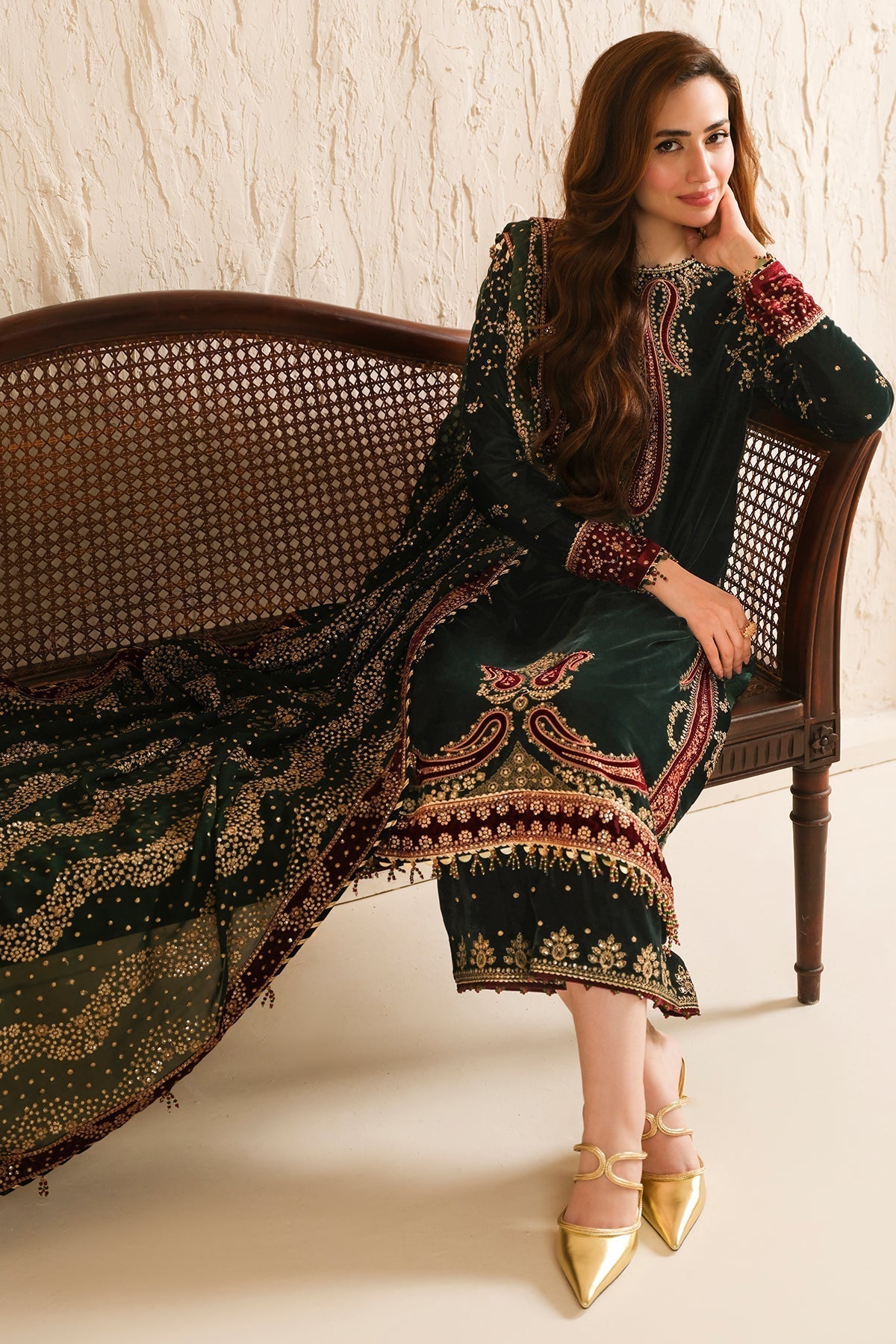 Jazmin | Velvet Edit 24 | Velvet Formal VF-2034 - by - Libasekhas UK - Registered Vendor of : Jazmin - 100% Original Designer Dresss