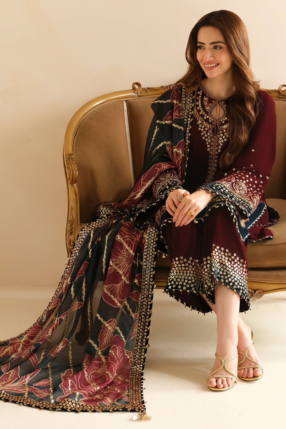 Jazmin | Velvet Edit 24 | Velvet Formal VF-2038 - by - Libasekhas UK - Registered Vendor of : Jazmin - 100% Original Designer Dresss
