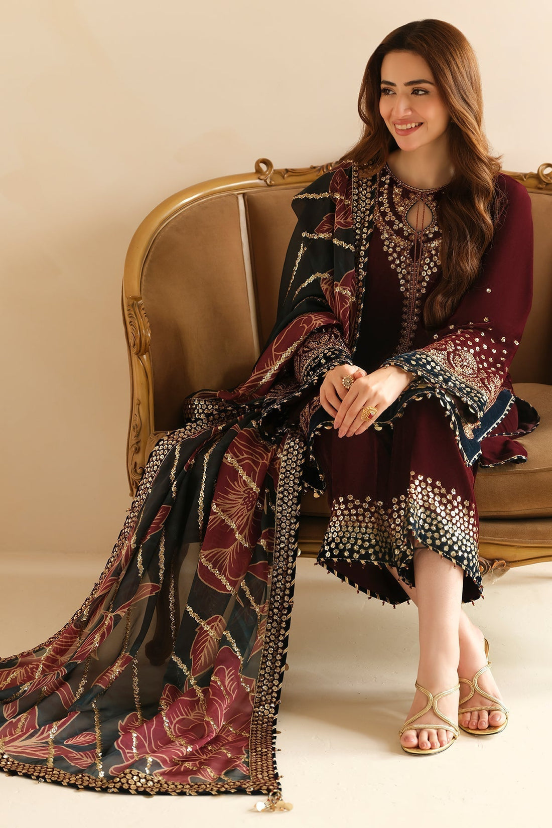 Jazmin | Velvet Edit 24 | Velvet Formal VF-2038 - by - Libasekhas UK - Registered Vendor of : Jazmin - 100% Original Designer Dresss