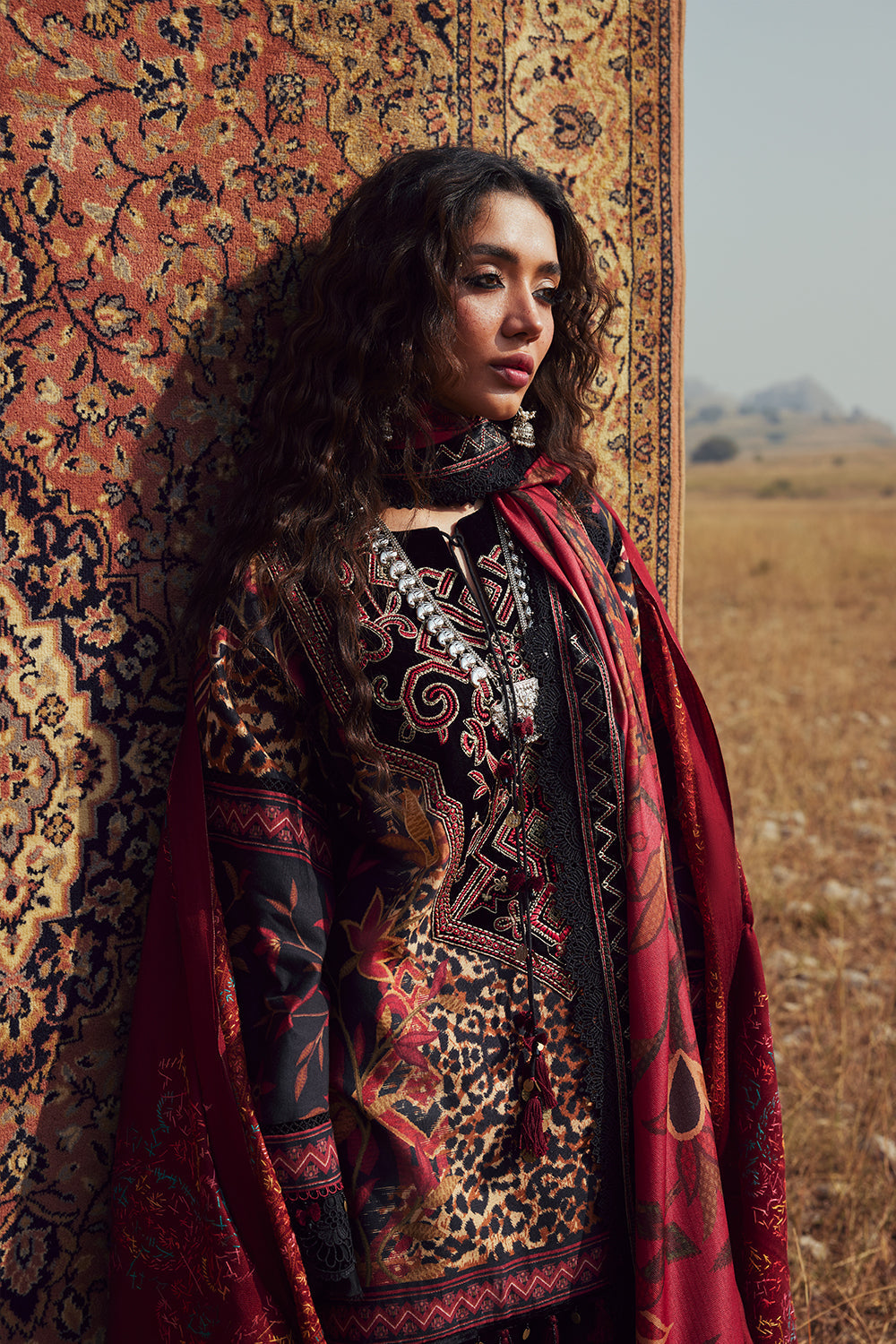 Saira Rizwan | Winter Khaddar 25 | NAZ-SRW25-09 - by Libasekhas UK - Registered Vendor of : Saira Rizwan - 100% Original Designer Dress