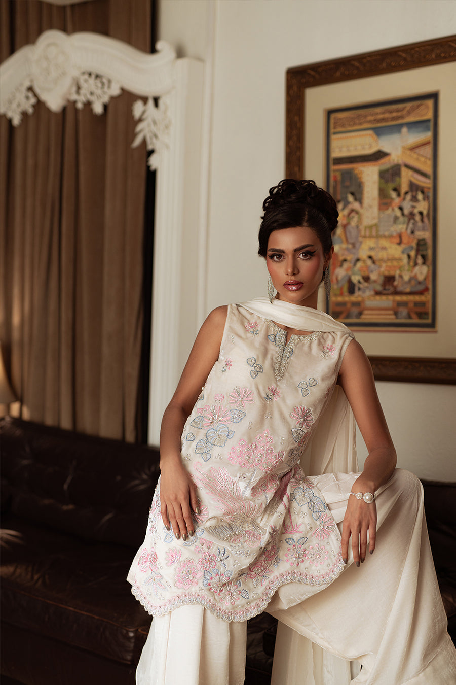 Saira Rizwan | Velvet Pret 25 | NARGIS-SRVP25-07 - by Libasekhas UK - Registered Vendor of : Saira Rizwan - 100% Original Designer Dress