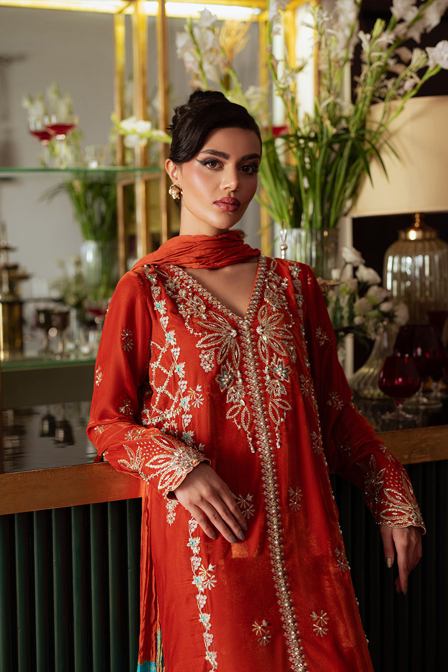 Saira Rizwan | Velvet Pret 25 | NEELAM-SRVP25-06 - by Libasekhas UK - Registered Vendor of : Saira Rizwan - 100% Original Designer Dress