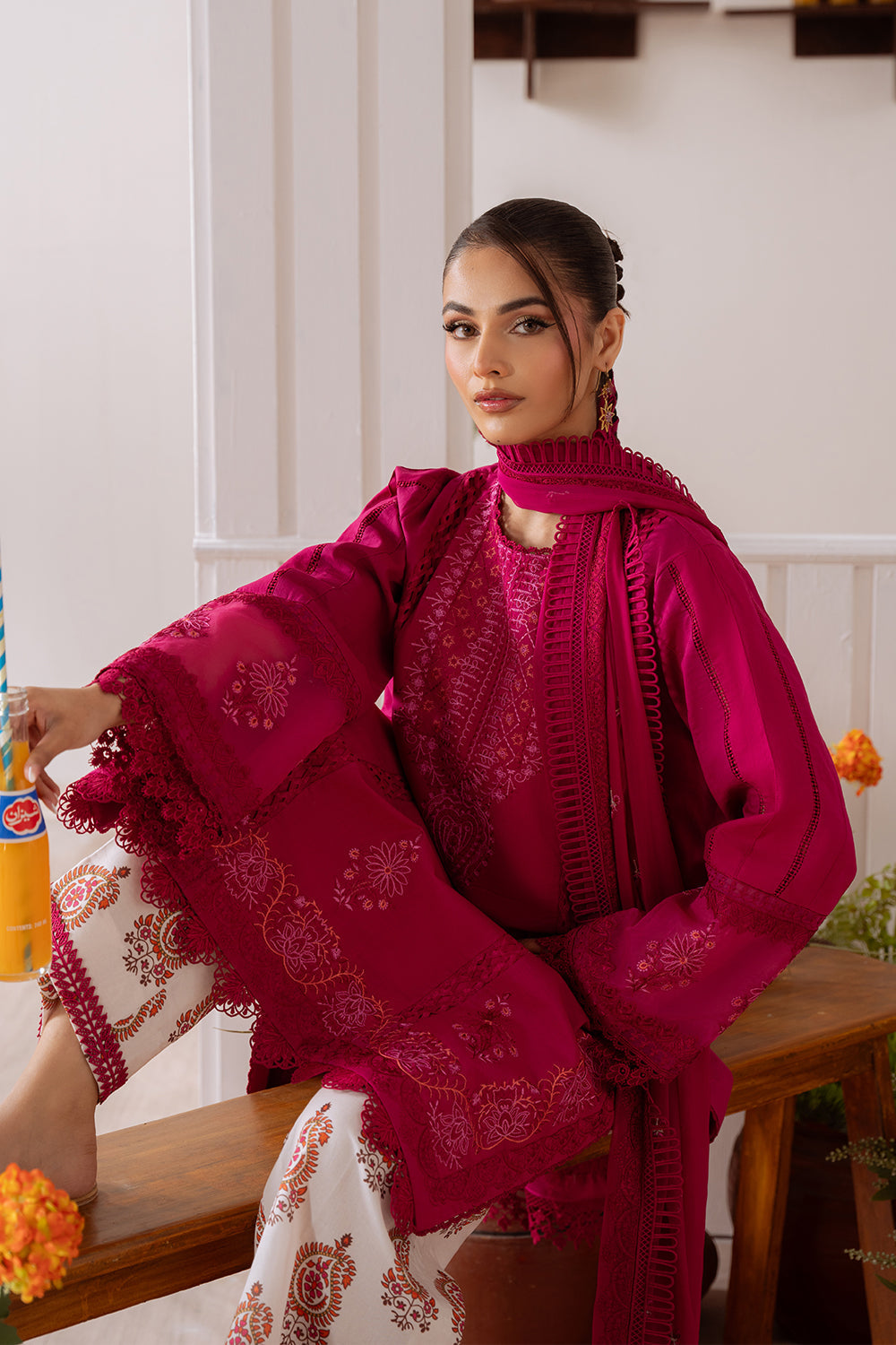 Saira Rizwan | Laanem Summer Lawn 25 | ZAFIRA-B-SRL25-03 - by - Libasekhas UK - Registered Vendor of : Saira Rizwan - 100% Original Designer Dresss